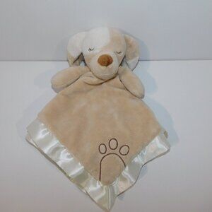 Douglas Baby Tan Cream Plush Auggie Puppy Dog Security Blanket Baby Lovey Nunu